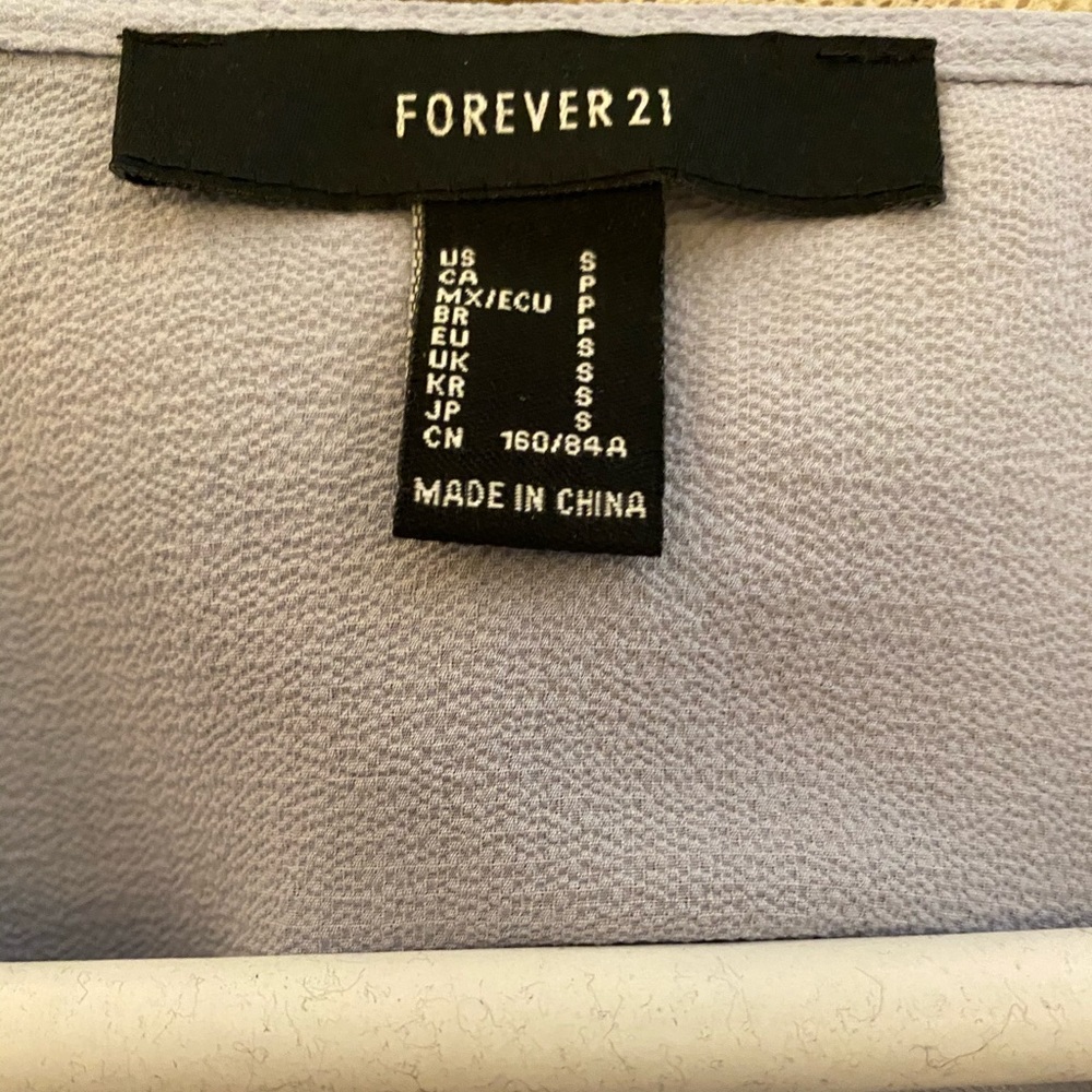 Blue blouse from forever 21
